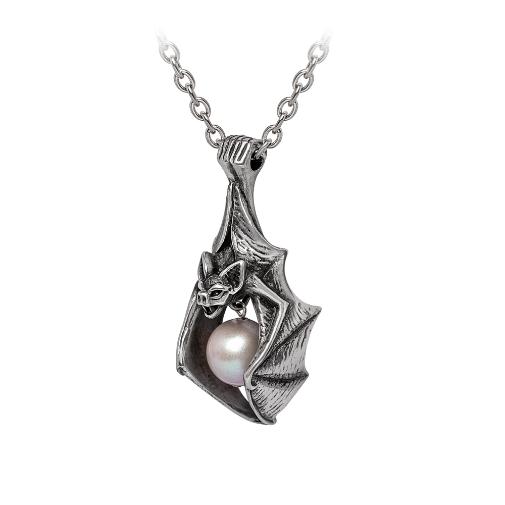 Alchemy - Vampire's Eye Necklace - Silver coloured